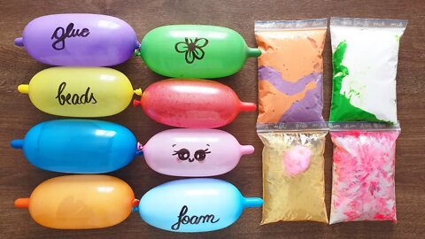 Making Slime with Balloons and Slime Bags - Also Fluffy