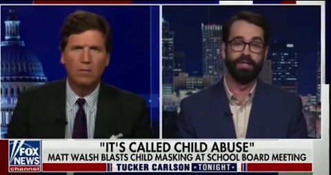 Matt Walsh on Tucker - Flu killed more kids 1 season than C19 in 18 months