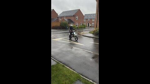 First time riding motorbike (goes wrong)!