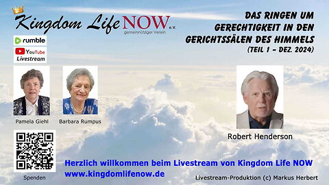 Das Ringen um Gerechtigkeit in den Gerichtssälen des Himmels (Dez.2024/Teil 1) - Robert Henderson