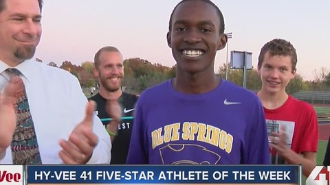 Blue Springsâ Victor Mugeche named Athlete of the Week