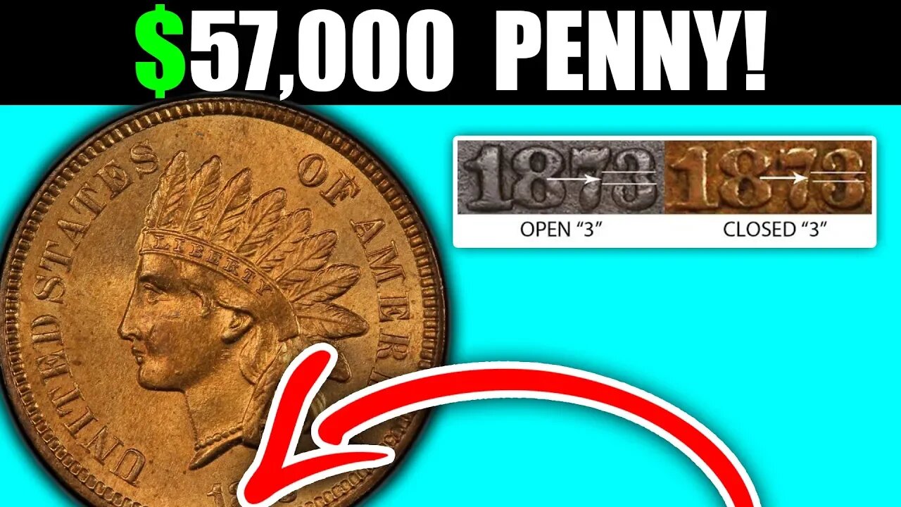 $57,000 INDIAN HEAD PENNY - SUPER RARE AND EXPENSIVE COINS WORTH MONEY