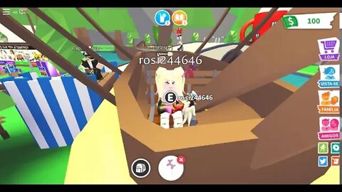 Jogando Roblox