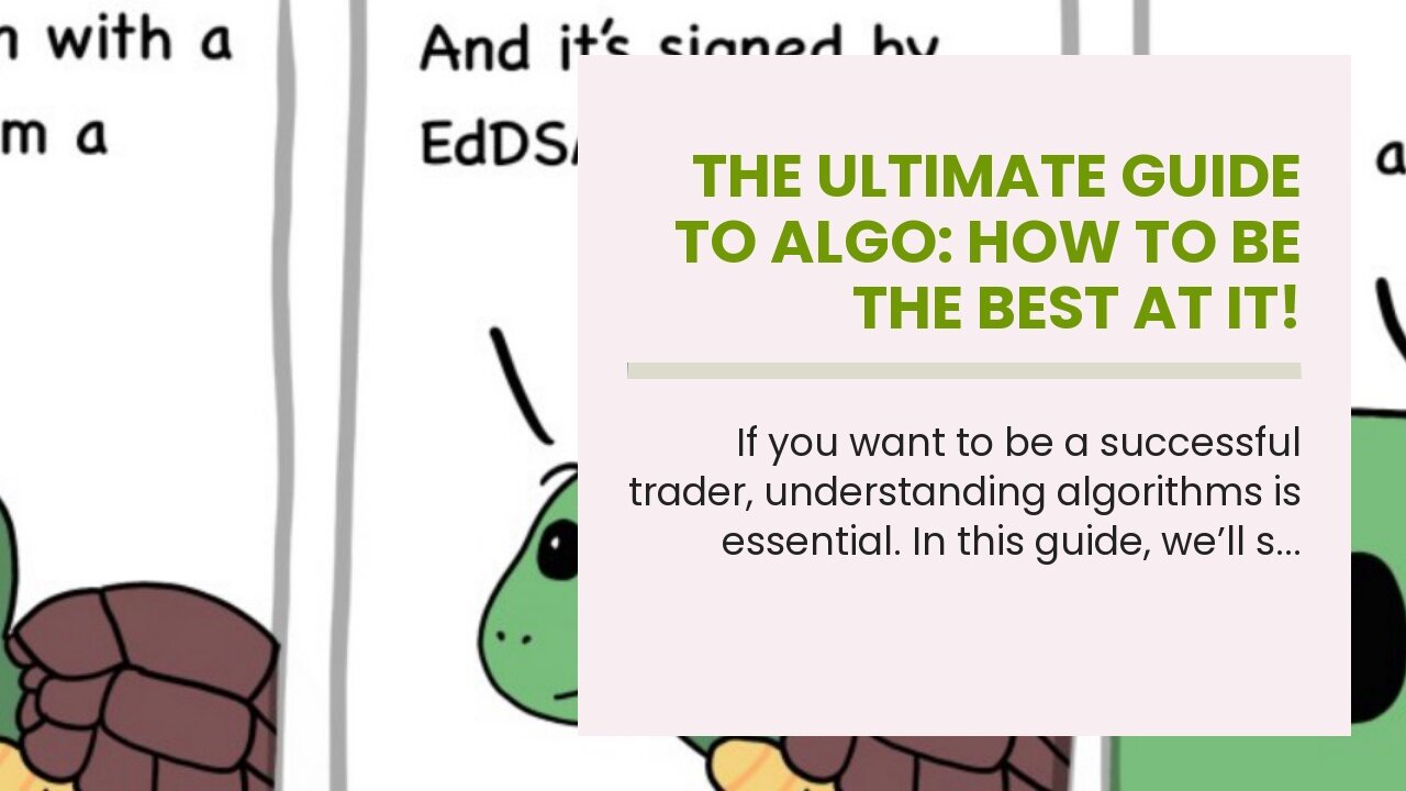 The Ultimate Guide to Algo: How to Be the Best at It!