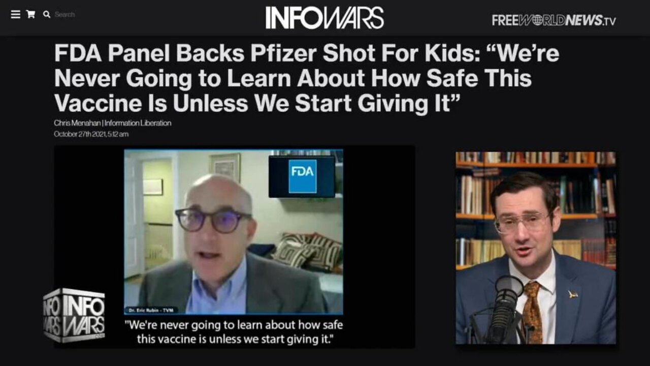 FDA Votes 17-0 To Test Pfizer Vaccine On Kids