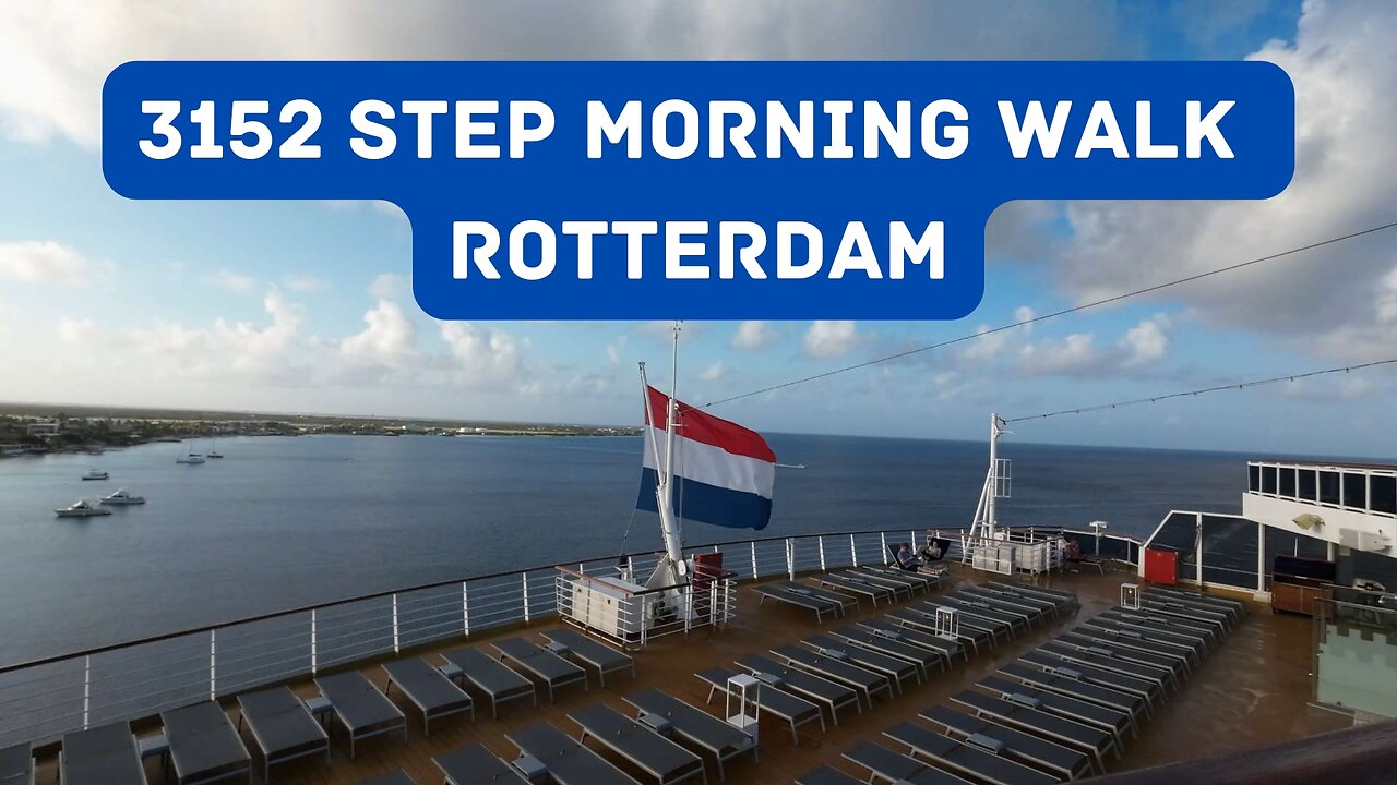 ROTTERDAM Morning Walk | Holland America Line | HAL