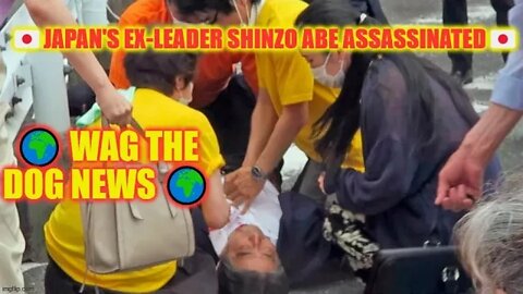 🇯🇵 Japan's Ex-Leader Shinzo Abe Assassinated 🇯🇵 🌍 Wag The Dog NEWS 🌍NEWS From All Sides