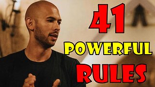 Andrew Tate: 41 Rules for Achieving Top Tier Success as a Man