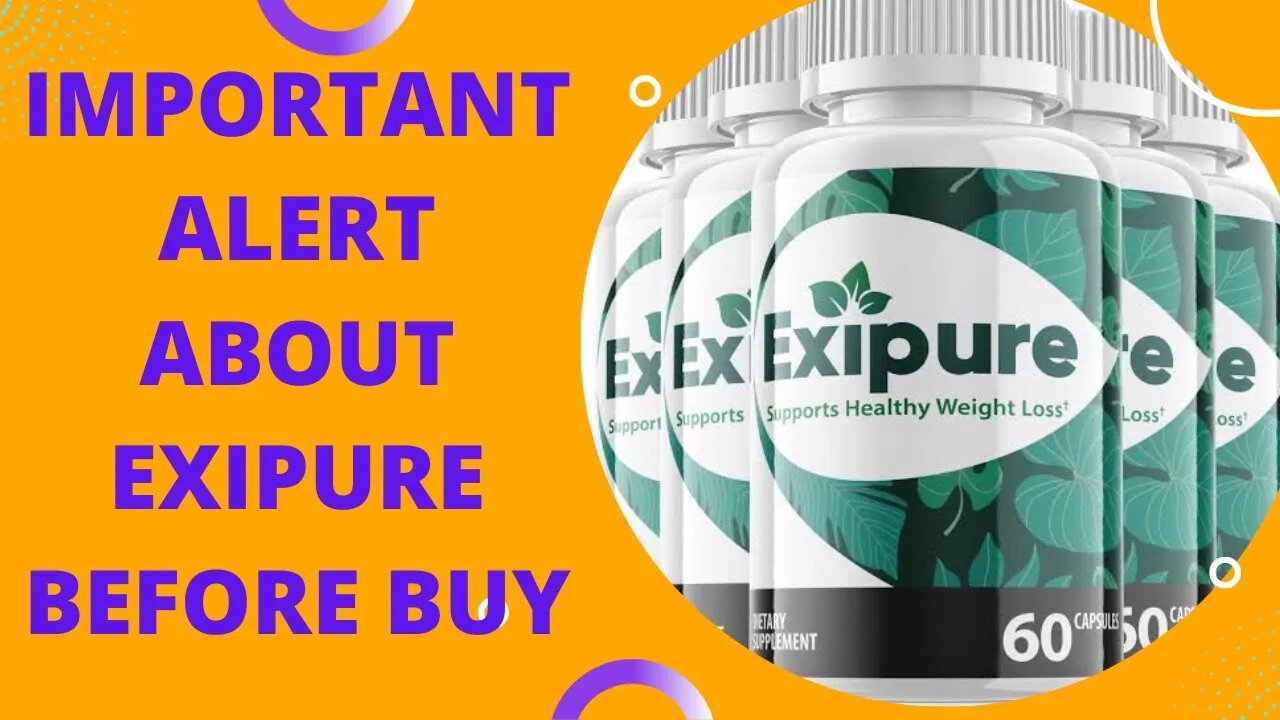 🔴IMPORTANT ALERT ABOUT EXIPURE🔴 Exipure Review - Exipure Supplement Works Even - Exipure Reviews