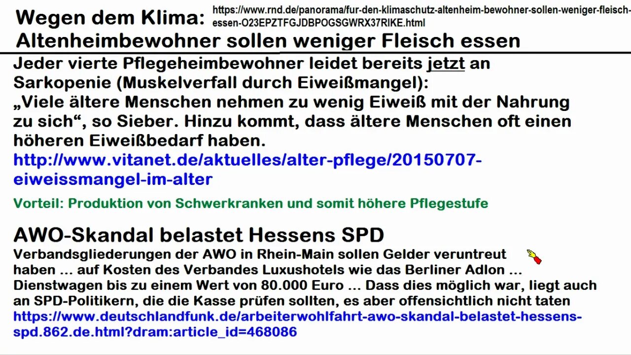 Klimawandel ►Altenheime wollen Kranken weniger Essen geben