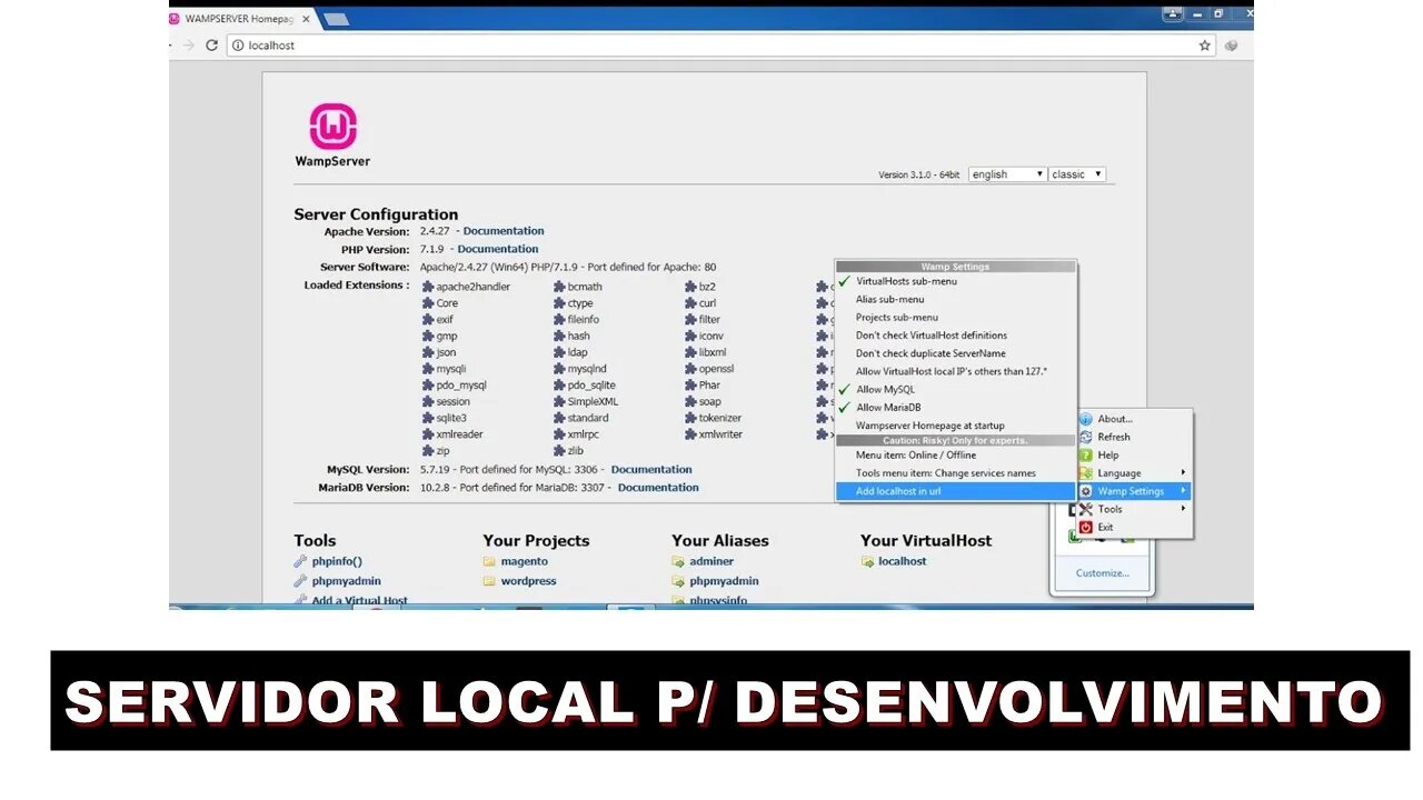 Como INSTALAR um SERVIDOR WEB local para desenvolvimento