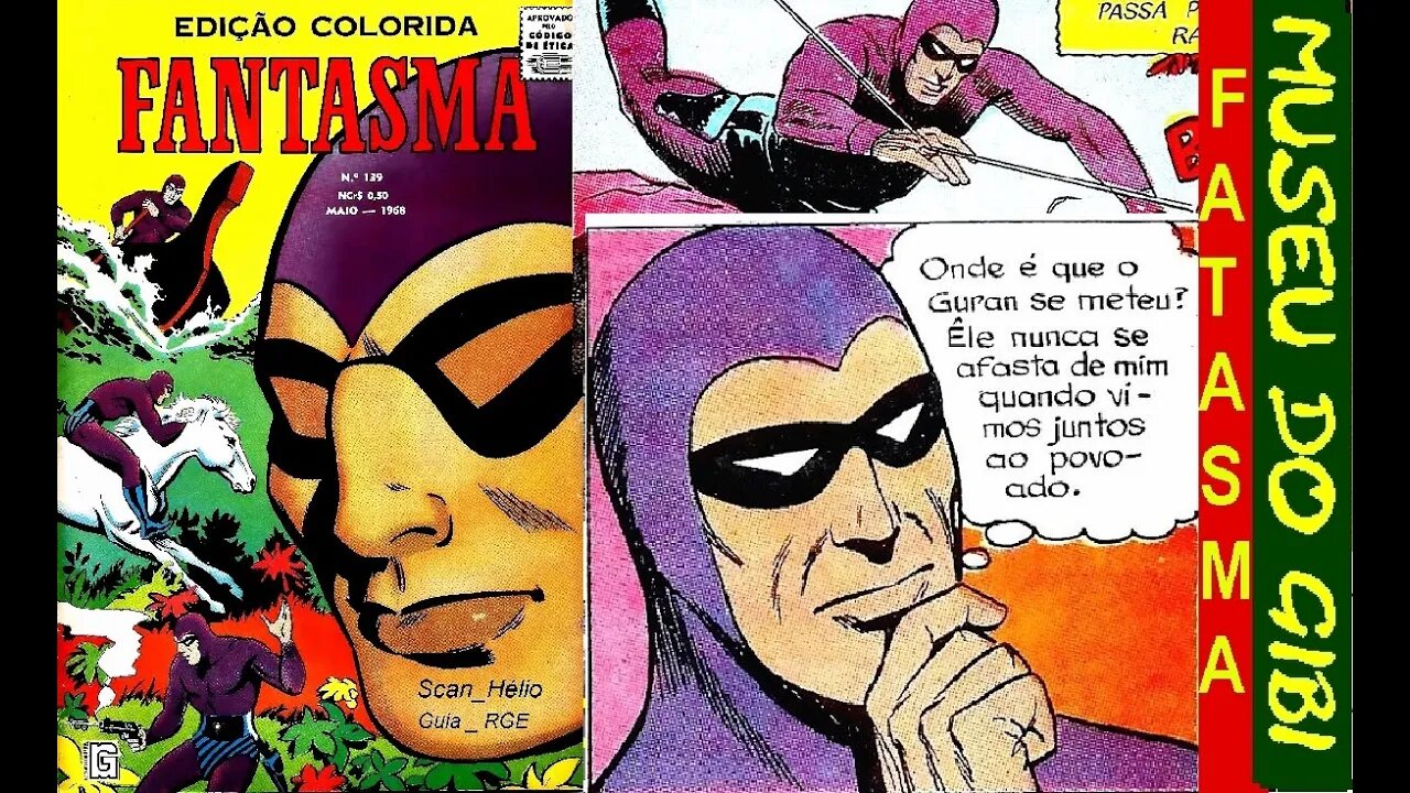 FANTASMA EM CORES RAPITO DE GURAN #museudogibi #quadrinhos #comics #mangalore