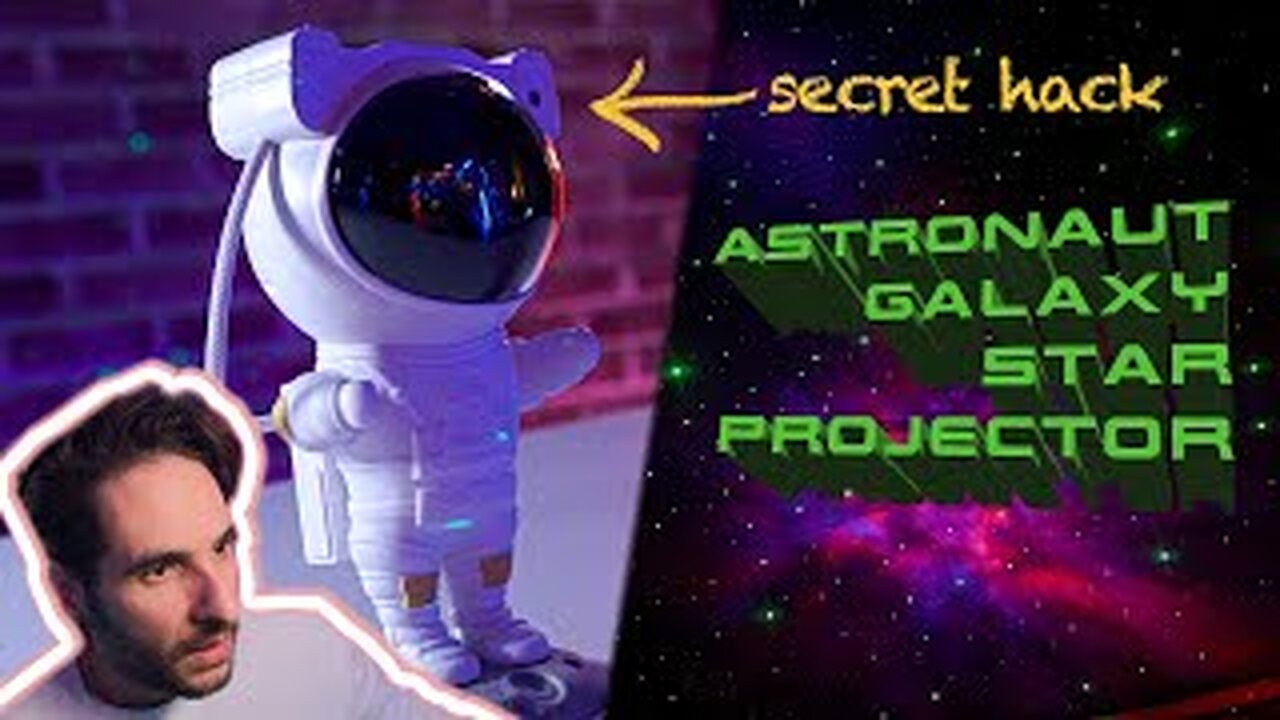 Astronaut galaxy Projector