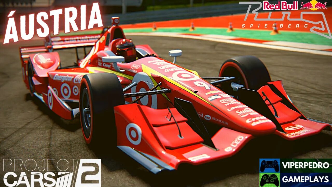 GUIEI um CARRO de FÓRMULA INDY no CIRCUITO da ÁUSTRIA! | Project CARS 2