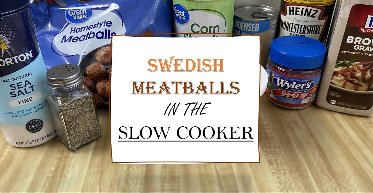 SWEDISH MEATBALLS in the Slow Cooker | Easy Crockpot Recipe