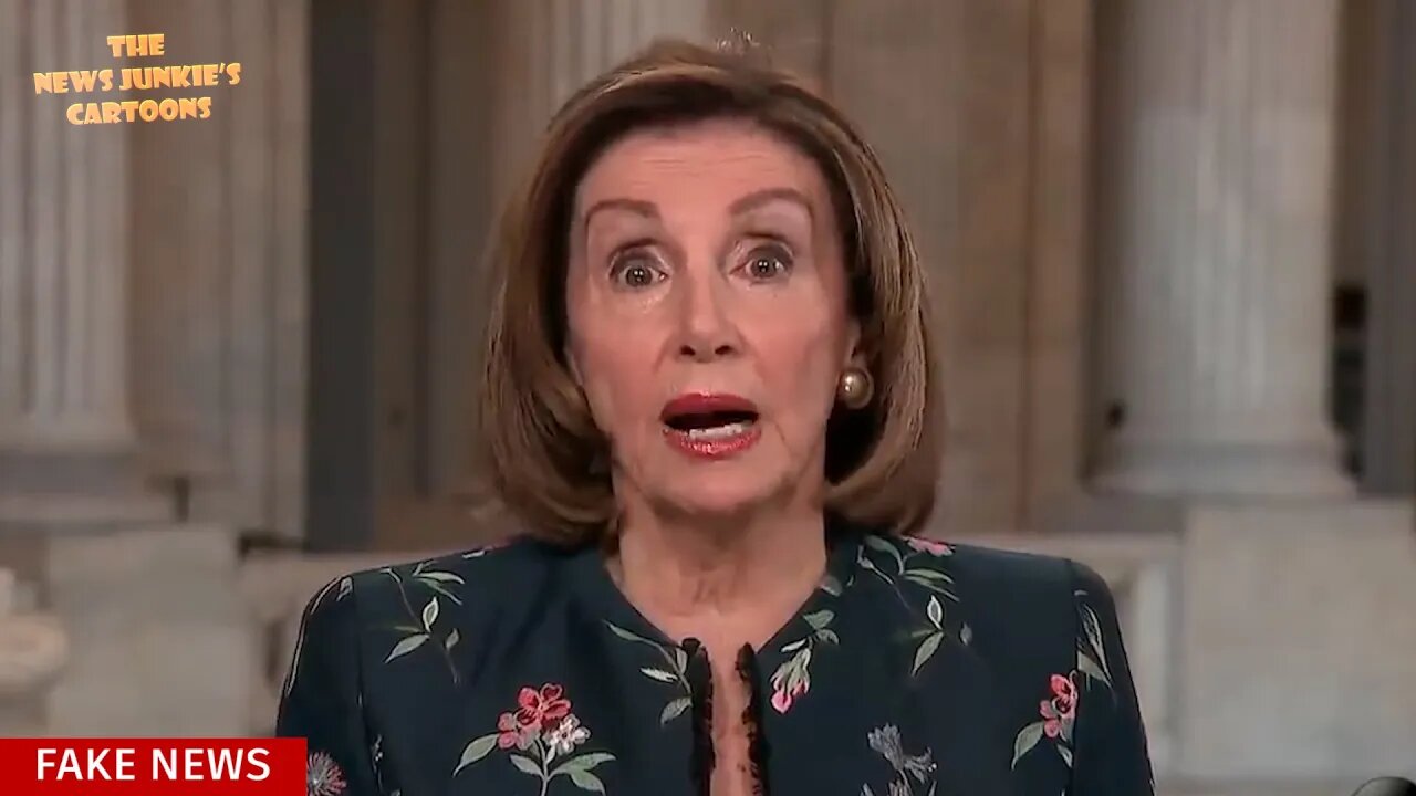 Pelosi refuses to call the border crisis a crisis but blames Trump and climate change for that.