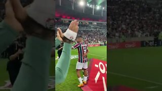 Gol do Germán Cano visto de dentro do campo - Fluminense 2x1 Cruzeiro