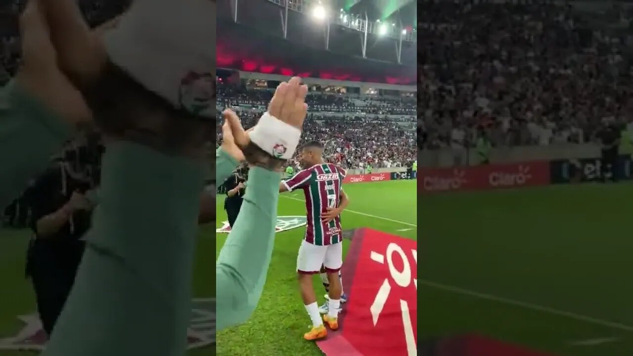 Gol do Germán Cano visto de dentro do campo - Fluminense 2x1 Cruzeiro