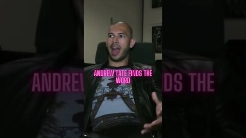 Andrew Tate finds the word #Shorts