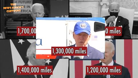 Biden keeps telling the same made up Amtrak story with the numbers change every time he tells it.