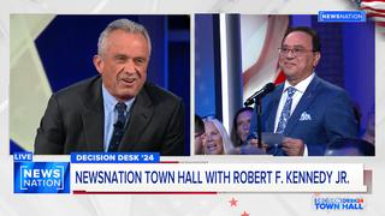 RFK Jr. Saying I'm anti-vaccine is 'way of silencing me' RFK Jr. Town Hall FULL INTERVIEW