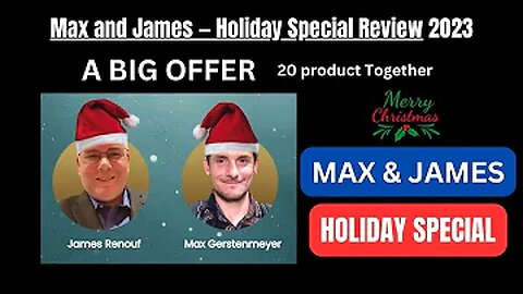 Max & James Holiday Special Review 🎅Get 20 Of Our Award-Winning 2023 Programs In One Bundle🎄