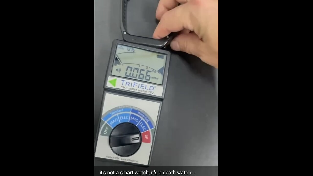 it's not a smart watch, it's a death watch... FULL SCALE EMF RADIATION