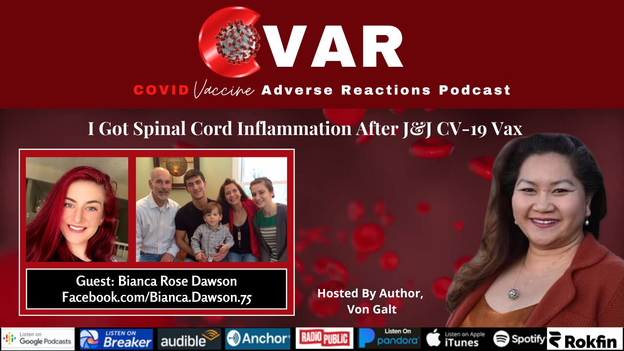 I Got Spinal Cord Inflammation After J&J CV-19 Shot w/Bianca Rose Dawson