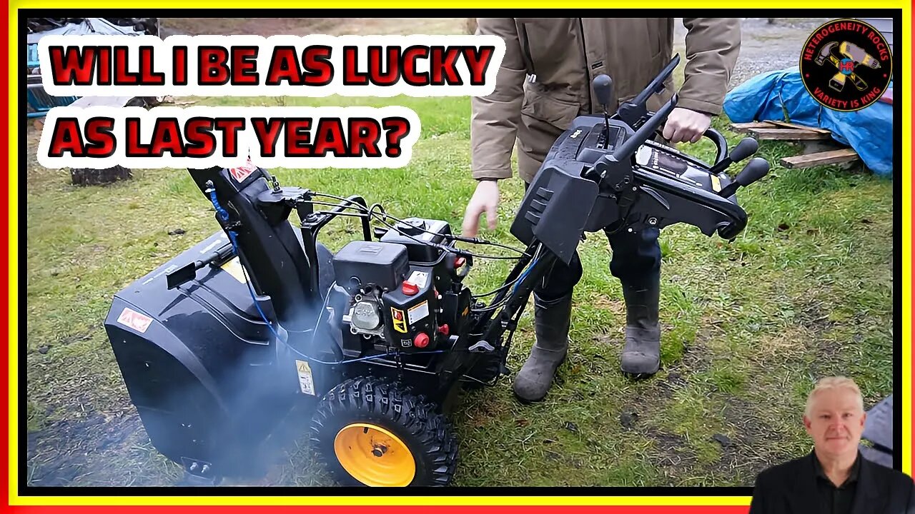 snow blower starting after storage. Did my luck run out? #snowblower #storage