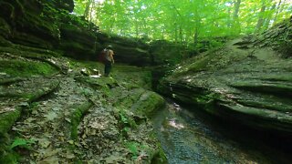 Nelson ledges- of NE Ohio (tour stop #6)- part 1/2- STATE park