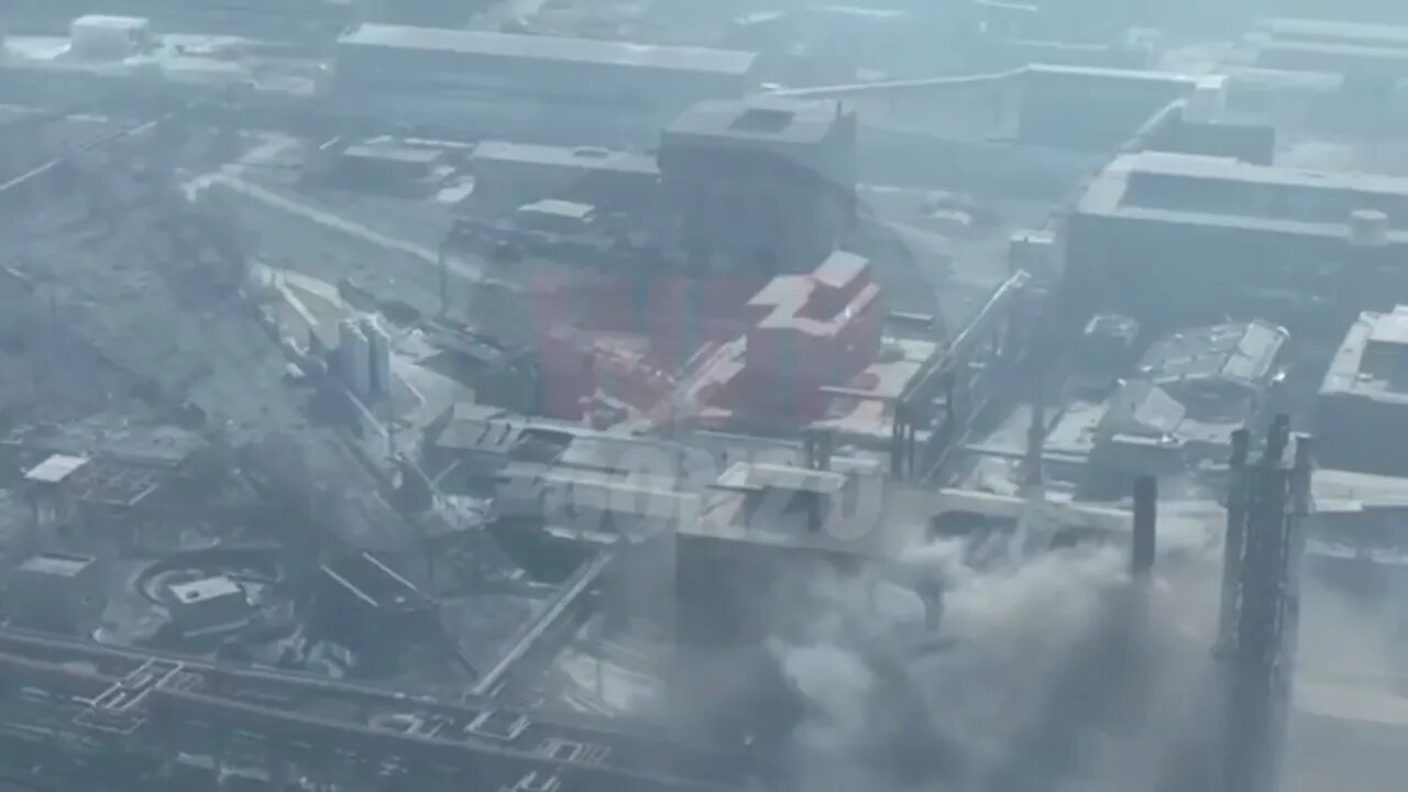 Russian Artillery Strikes On Azovstal