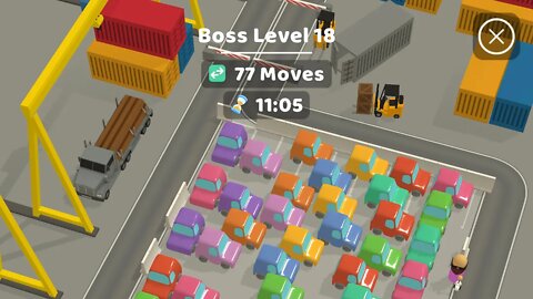 Parking Jam 3D-Boss level 18