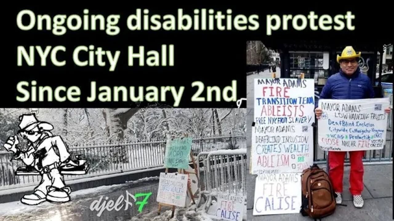 Starting 22 off with a bang Marc's ongoing protest for disability right and more.