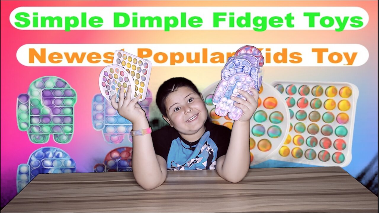 Simple Dimple Fidget Toy Popping Challenge