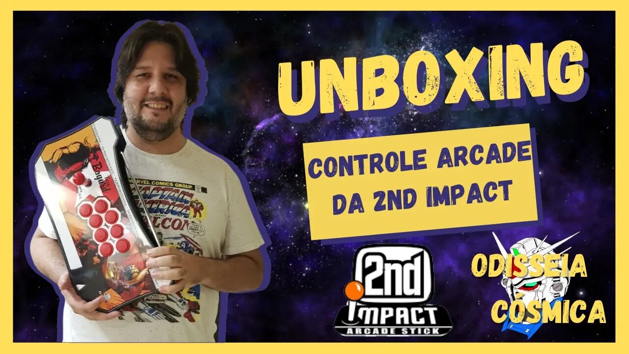 UNBOXING: Controle Arcade 2nd Impact