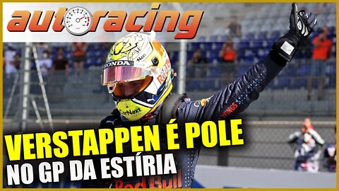 F1 MAX VERSTAPPEN É POLE NO QUALIFY DO GP DA ESTÍRIA NA ÁUSTRIA