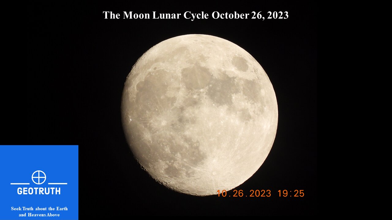 Moon Lunar Cycle October 26 2023