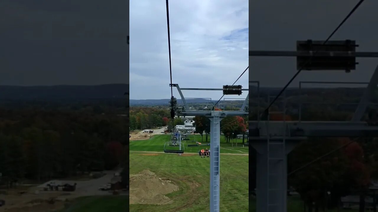 coming down from the skybridge