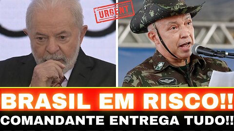 BOMBA!! CRISE NAS FORÇAS ARMADAS!! COMANDANTE ENTREGA TUDO!! ALERTA TOTAL...