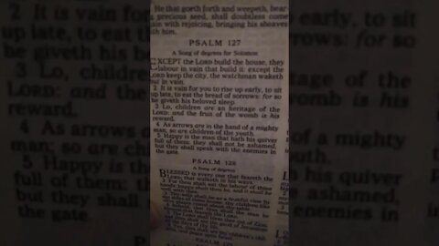 Psalm 127 (KJV)