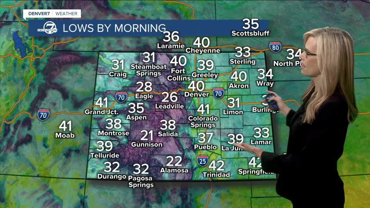 A quiet weekend in Denver, expect snow in the mountains