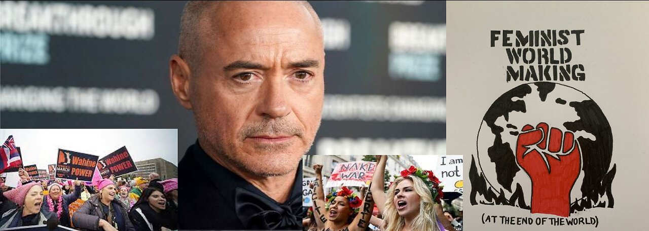 Robert Downey Jr., how could you? Says, "entire planet should be a matriarchy."