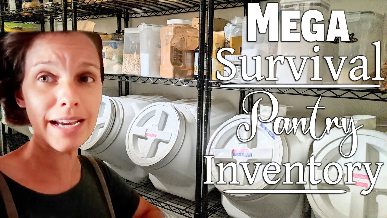 (MEGA) Survival Pantry Inventory ~ Prepping For The Worst Winter In History ~ 1 YEAR Survival PANTRY