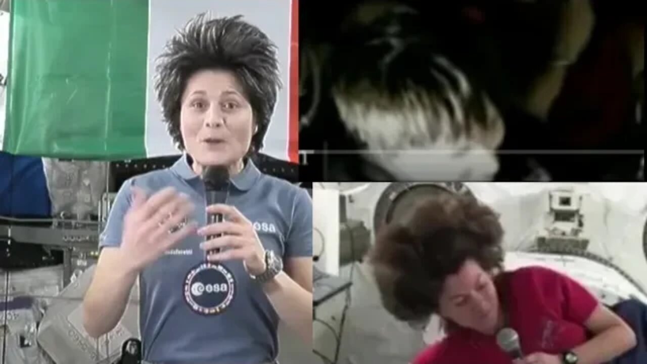 In Zero G is hair supposted to be Puffy or Flat?