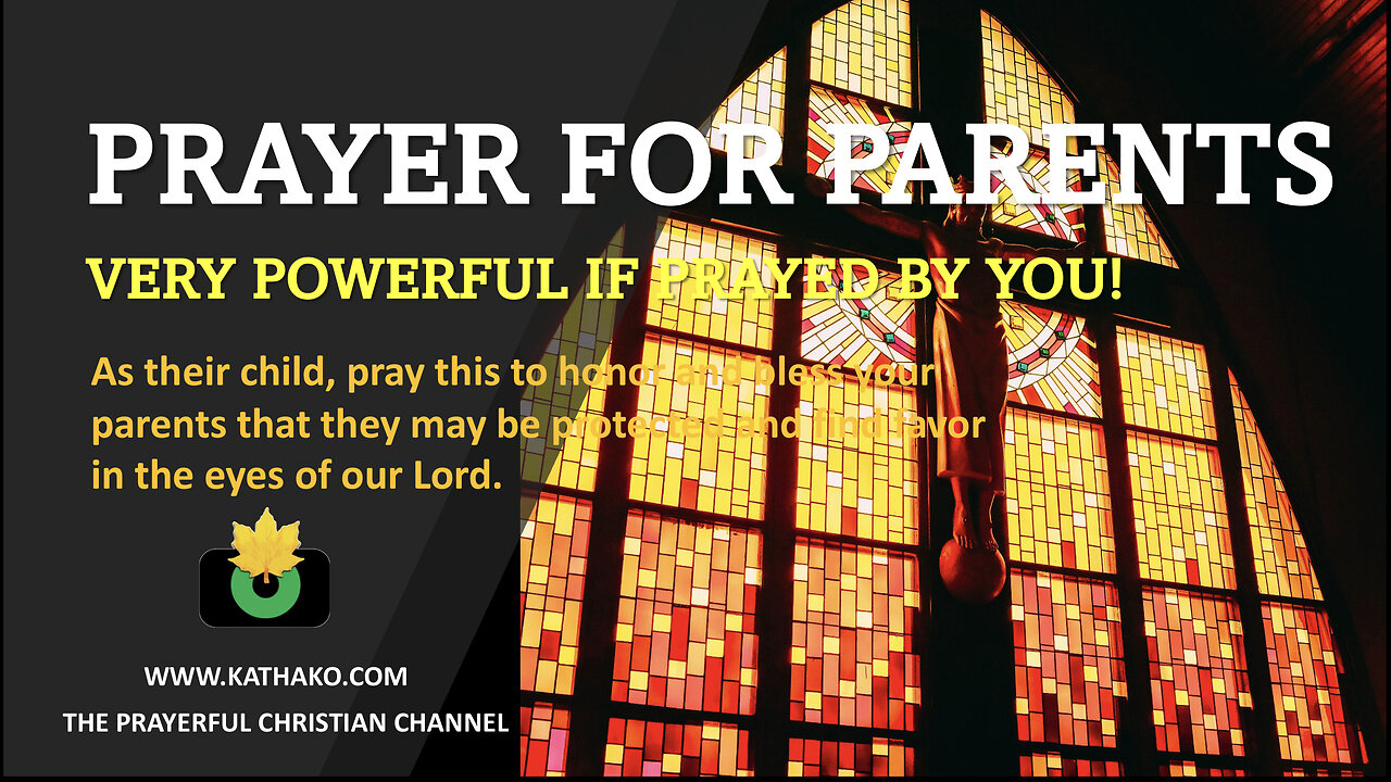 Prayer for Parents (Young girl's Voice), powerful blessing request to God for your parents