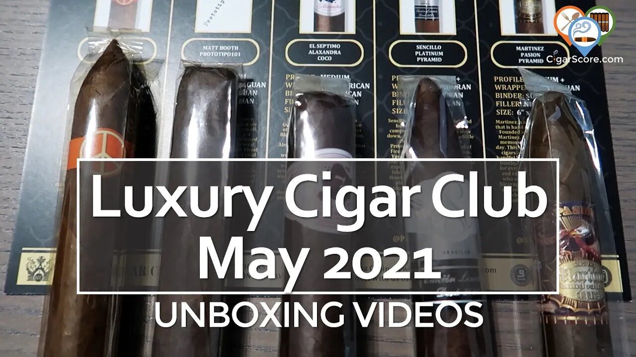 UNBOXING – Luxury Cigar Club MAY 2021 CBR40 SuperWide