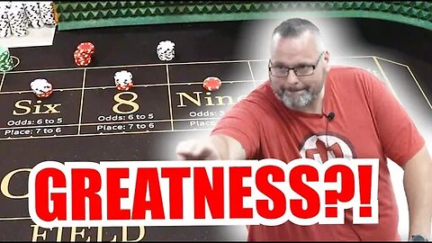 🔥GREATNESS?!🔥 30 Roll Craps Challenge - WIN BIG or BUST #352