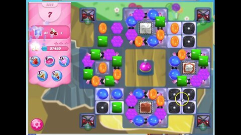 Candy Crush Level 2586 Audio Talkthrough, 1 Star 0 Boosters