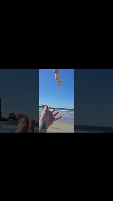 Baby Flips at Beach