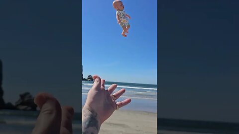 Baby Flips at Beach